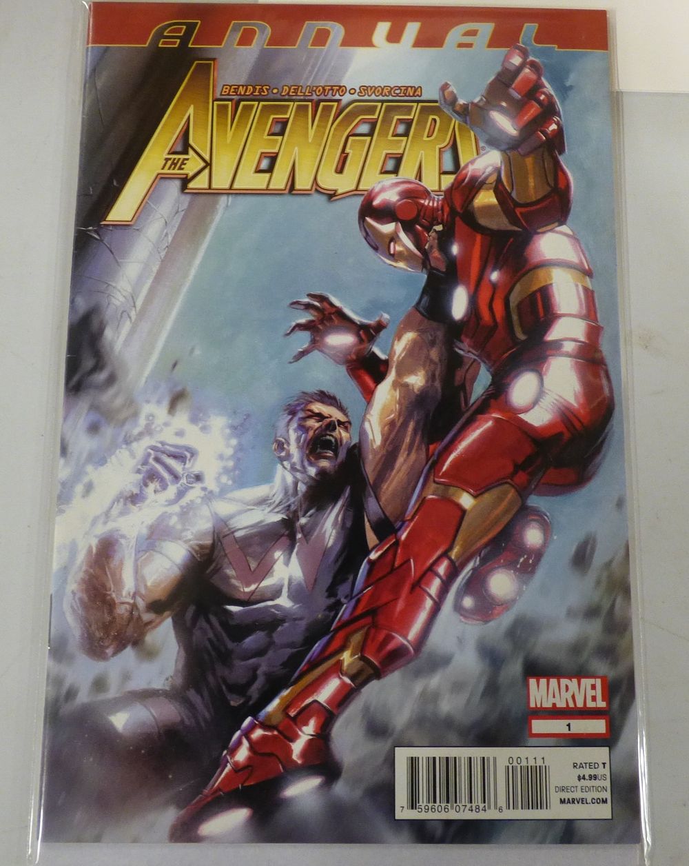 Lot 377: A Marvel The Avengers Annual 1 Comic Book