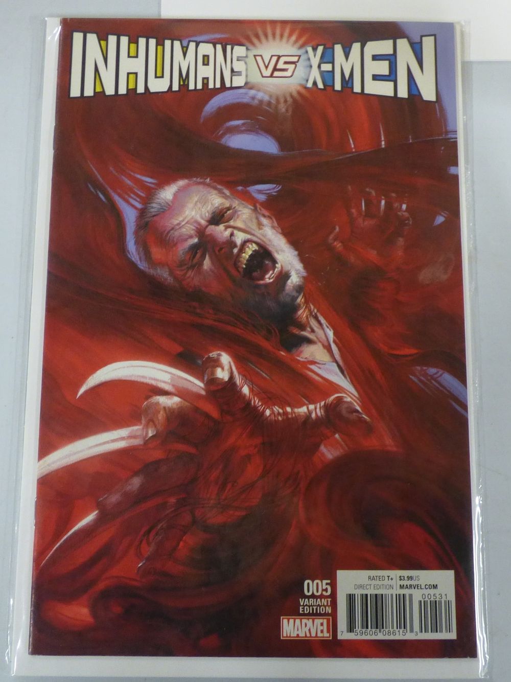 Lot 379: One Inhumans Vs X-Men #005 Dell'Otto 1:50 Variant Comic
