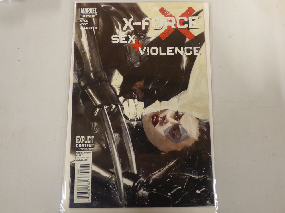 Lot 381: One Marvel X-Force: Sex + Violence Issue 2 Comic Book