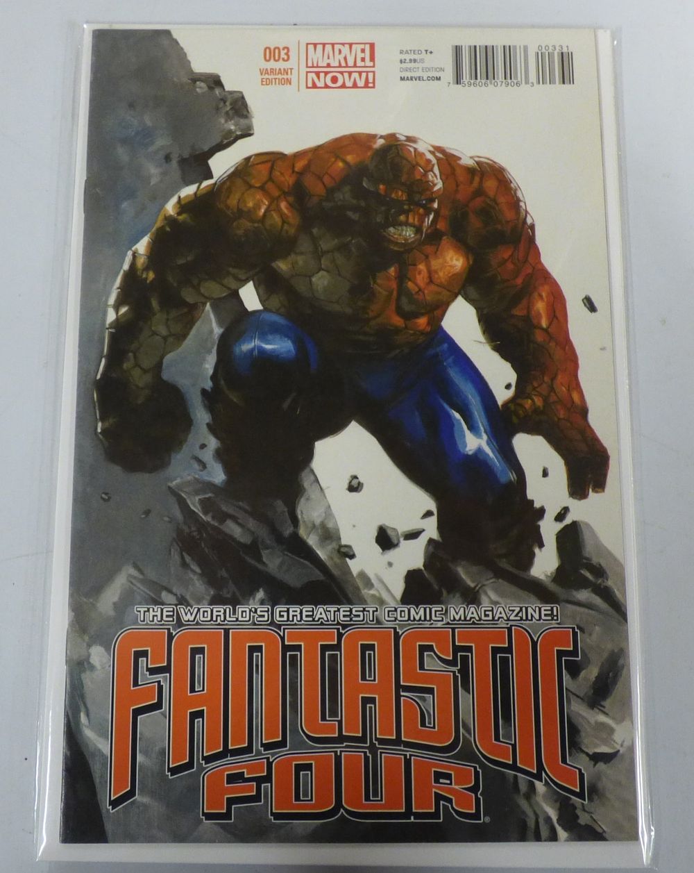 Lot 391: Fantastic Four The Thing Variant Edition Comic Book