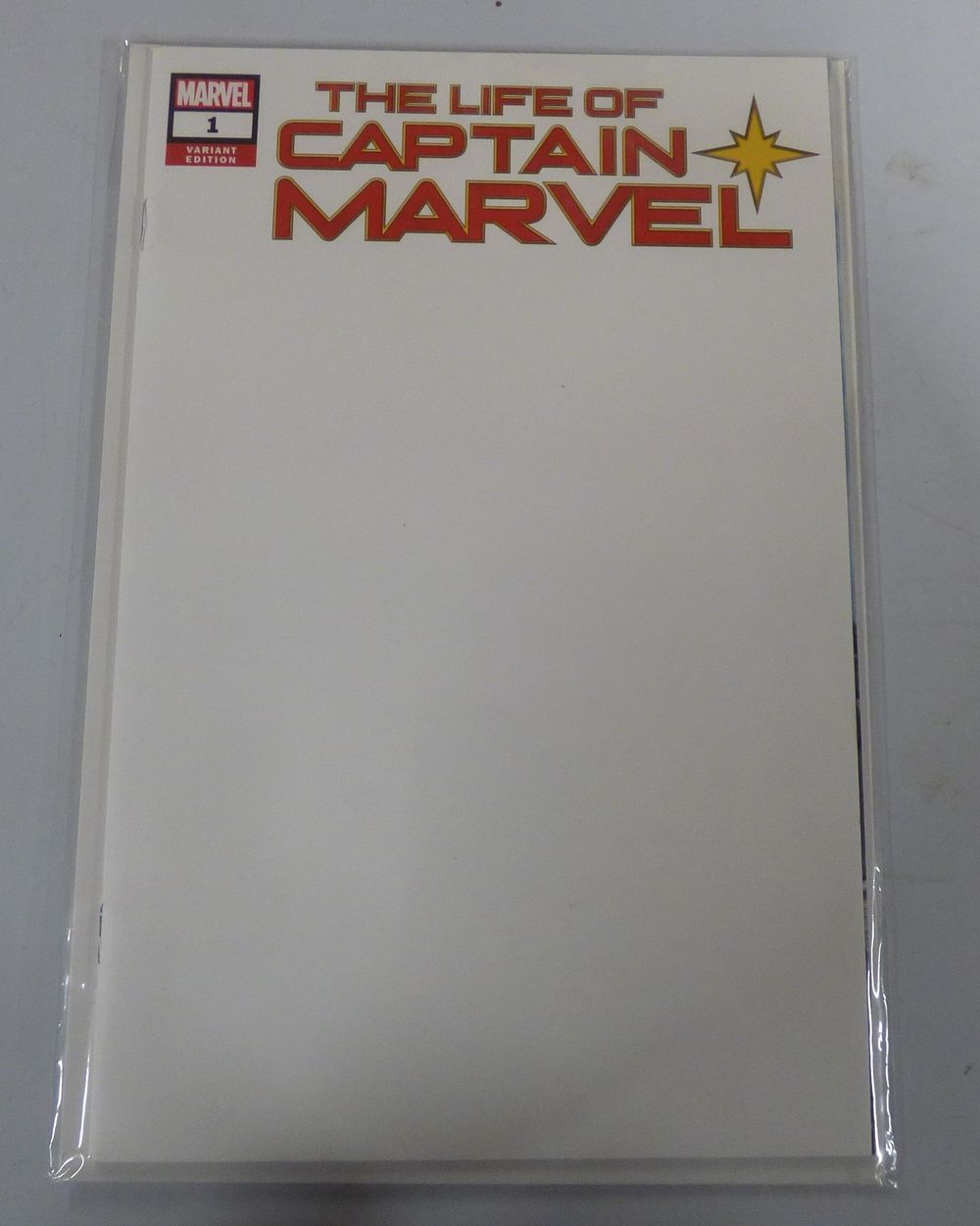 Lot 393: The Life of Captain Marvel #1 Variant Edition Comic Book