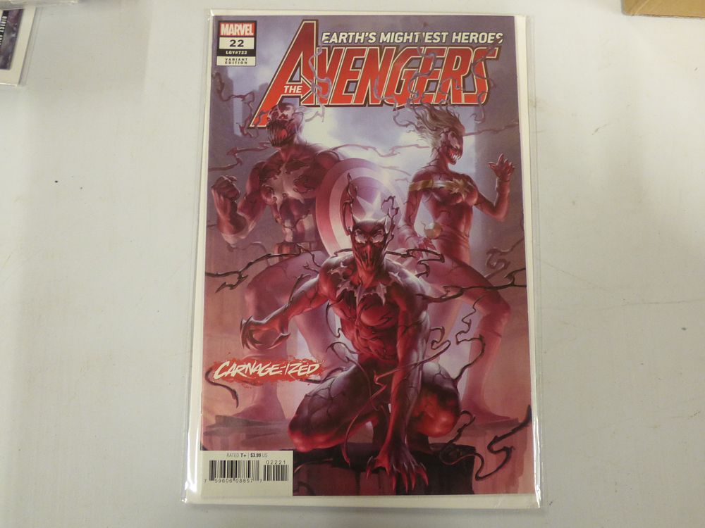 Lot 399: Marvel The Avengers #22 Carnage-ized Variant Comic Book