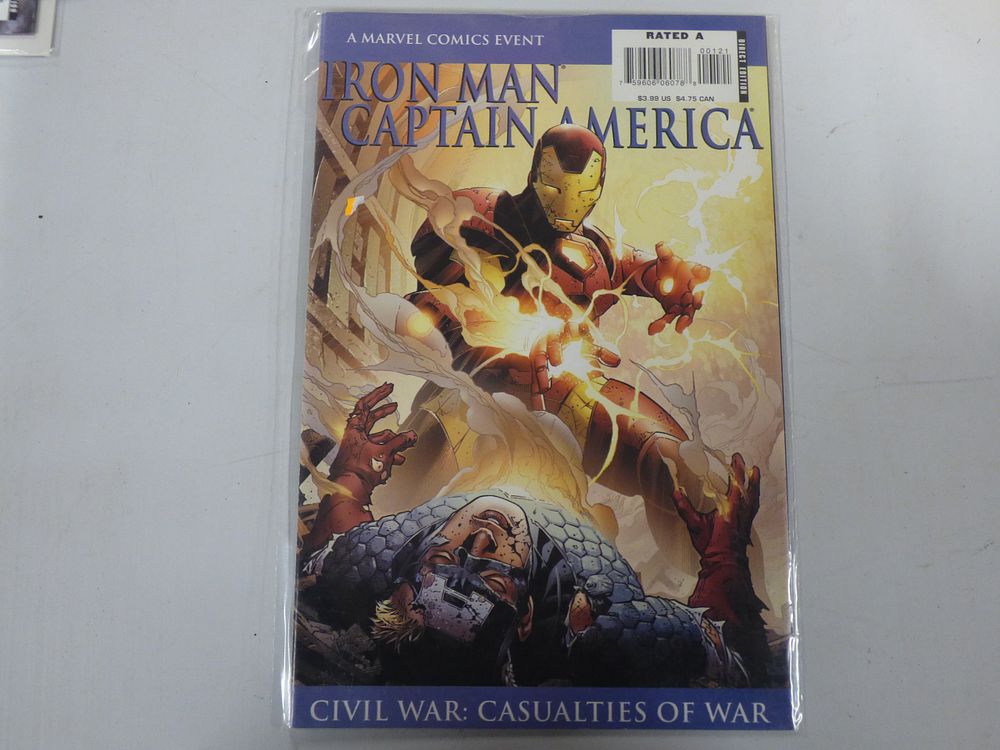 Lot 416: Marvel Comics Iron Man Captain America: Casualties of War Comic
