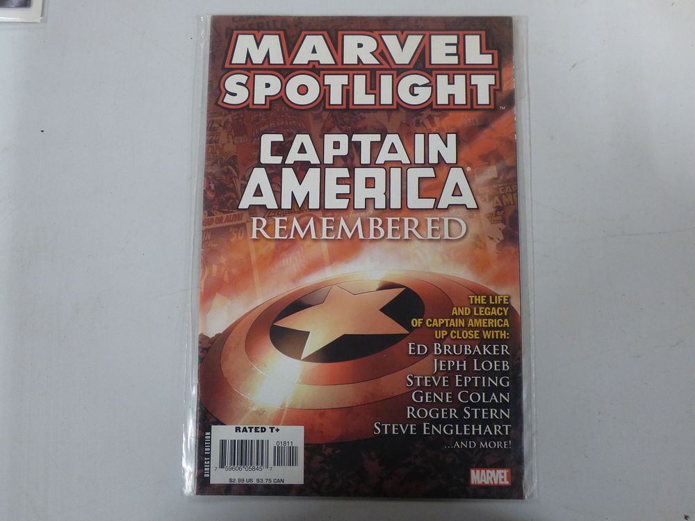 Lot 417: Marvel Spotlight Captain America Remembered Comic Book