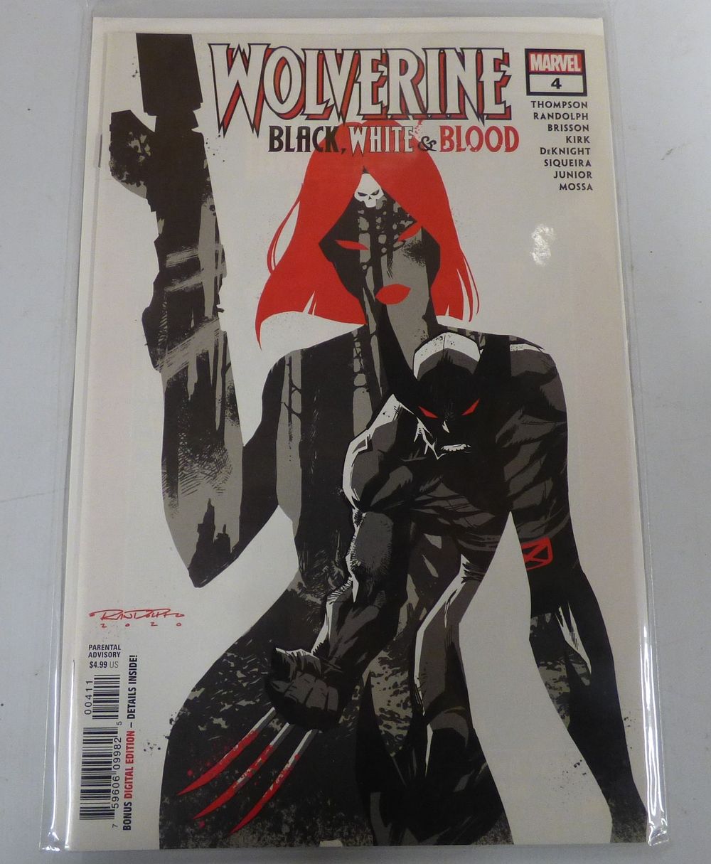 Lot 436: Marvel Wolverine Black, White & Blood #4 Comic Book