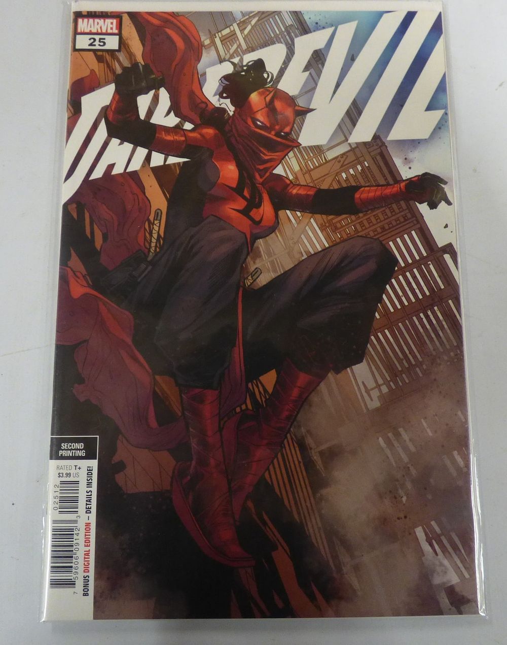 Lot 443: One Marvel Daredevil #25 Second Printing Comic Book