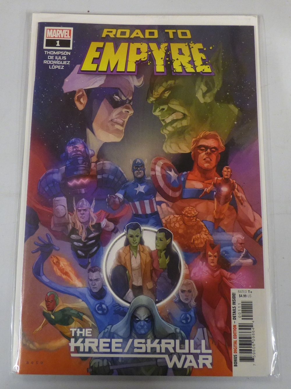 Lot 455: Marvel Road to Empyre: The Kree/Skrull War #1 Comic Book