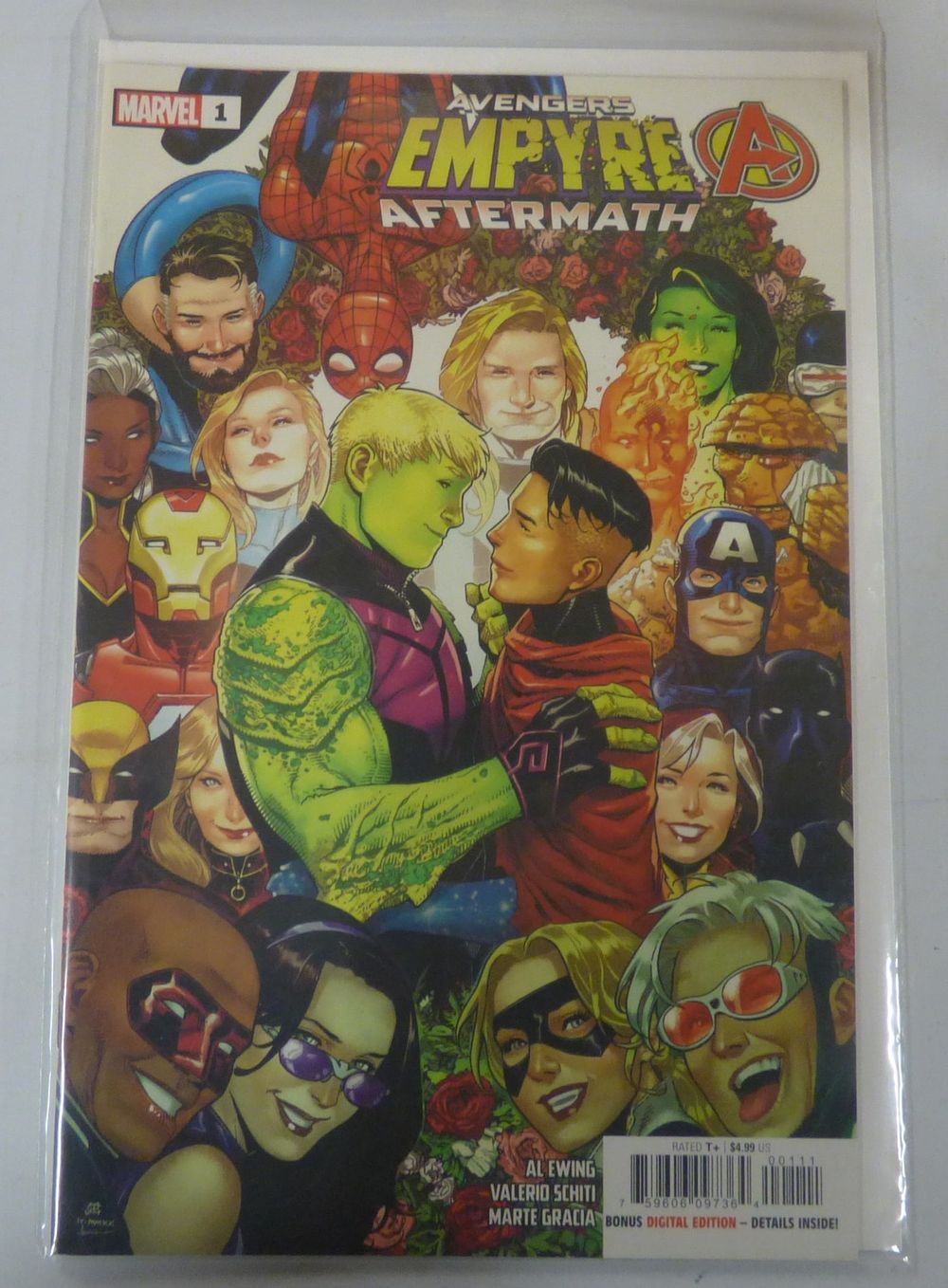 Lot 466: One Marvel AVENGERS EMPYRE AFTERMATH #1 Comic Book