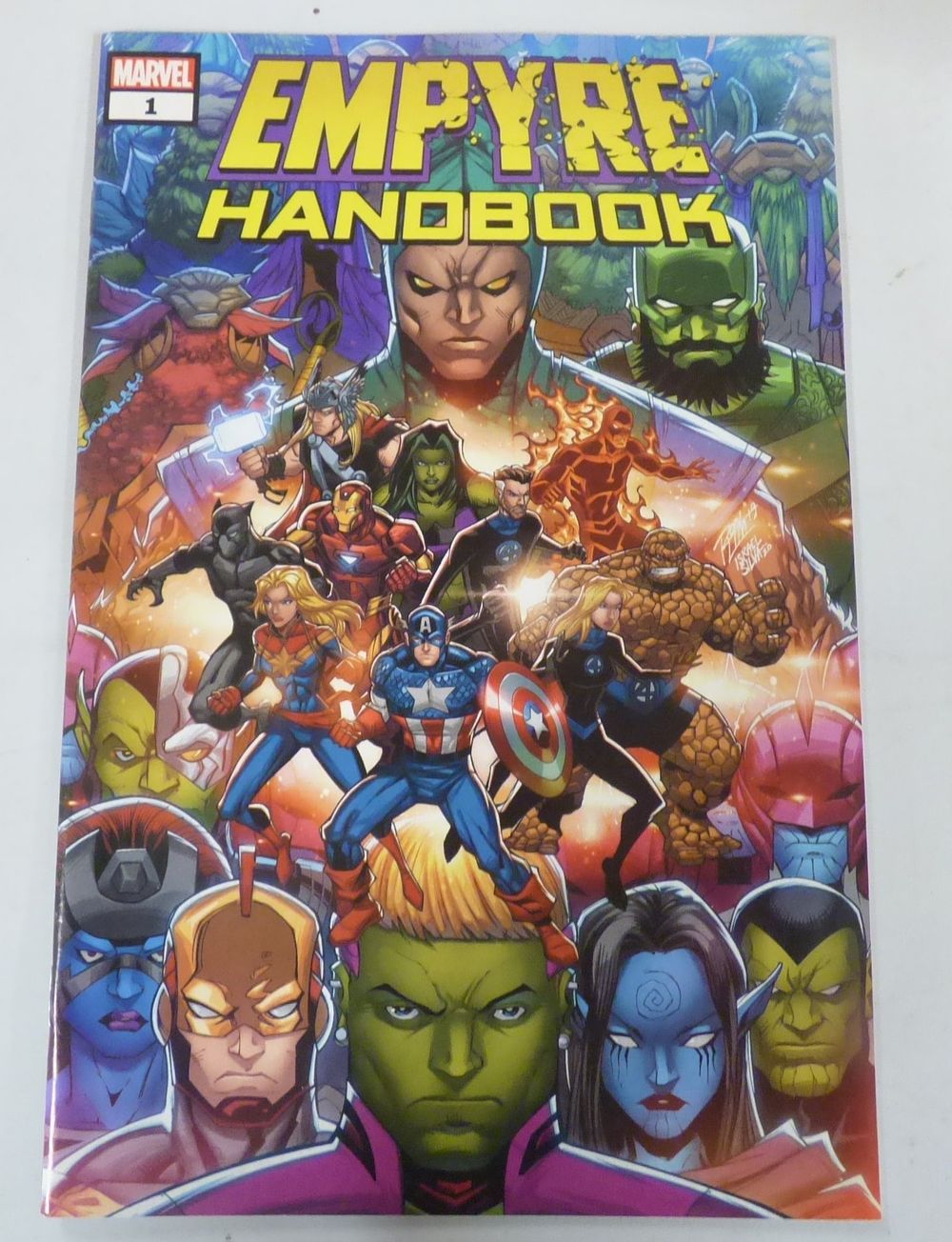 Lot 468: Marvel Empyre Handbook #1 Comic Book
