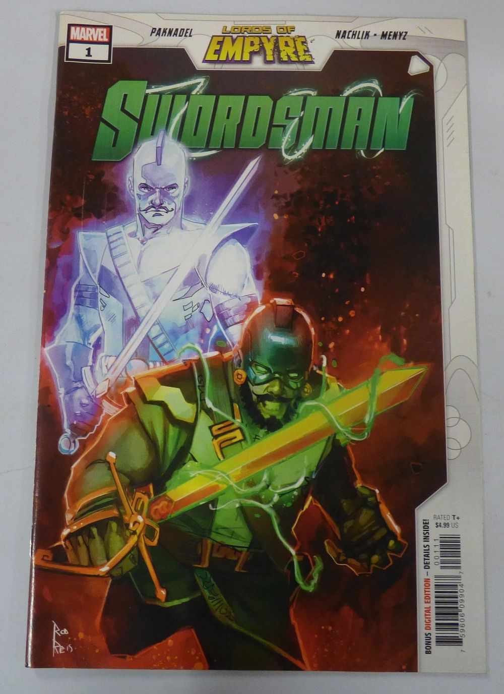 Lot 469: One Marvel Lords of Empyre Swordsman #1 Comic Book