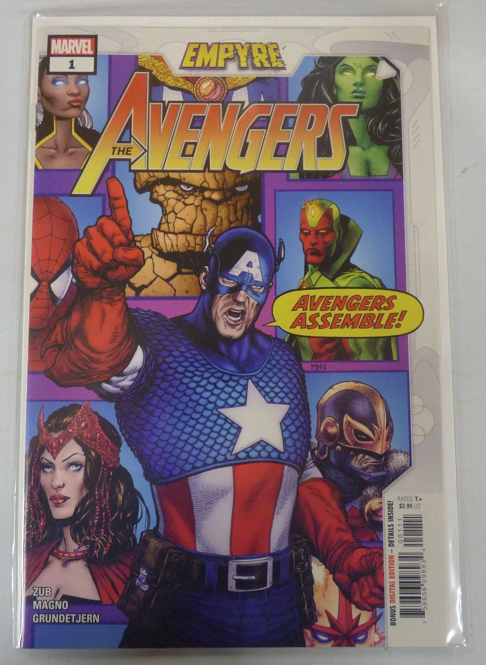 Lot 475: A Marvel Empyre The Avengers #1 Comic Book