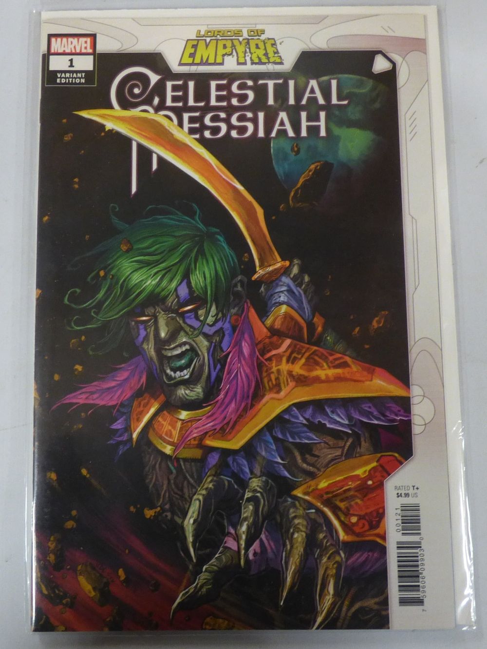 Lot 479: One Marvel Comic: Lords of Empyre Celestial Messiah #1 Variant