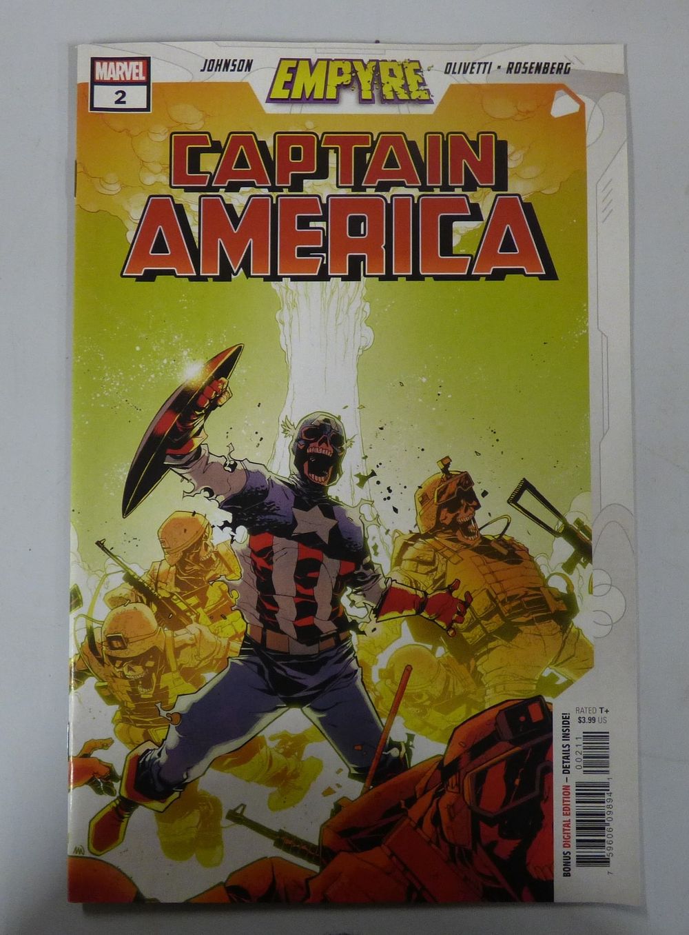 Lot 483: Marvel Empyre Captain America #2 Comic Book