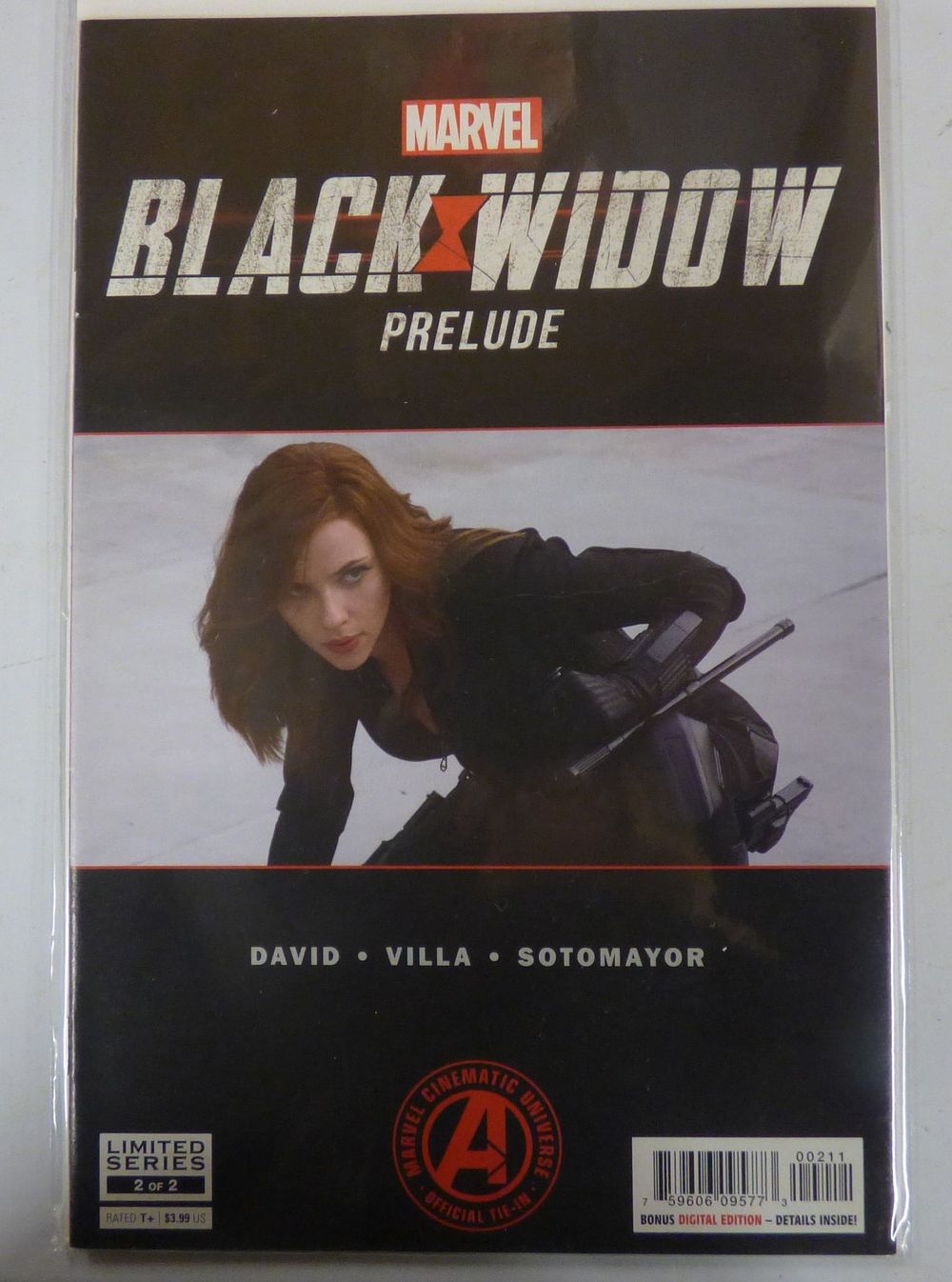 Lot 487: Marvel Black Widow Prelude Limited Series 2 of 2 Comic Book
