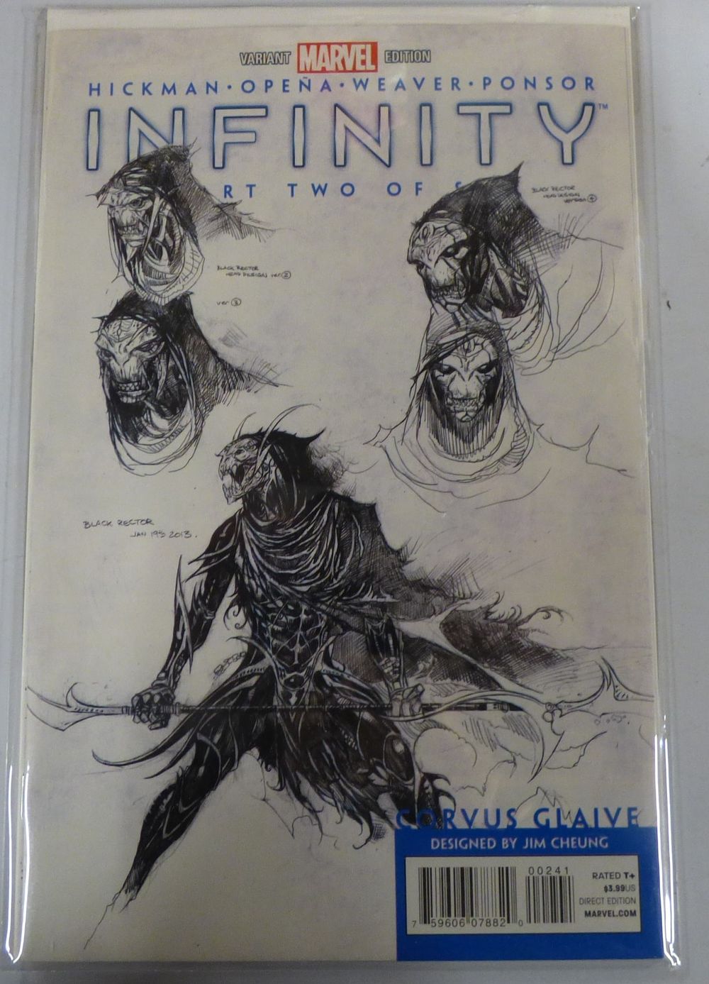 Lot 488: Marvel Infinity Part Two Jim Cheung Variant Comic Book