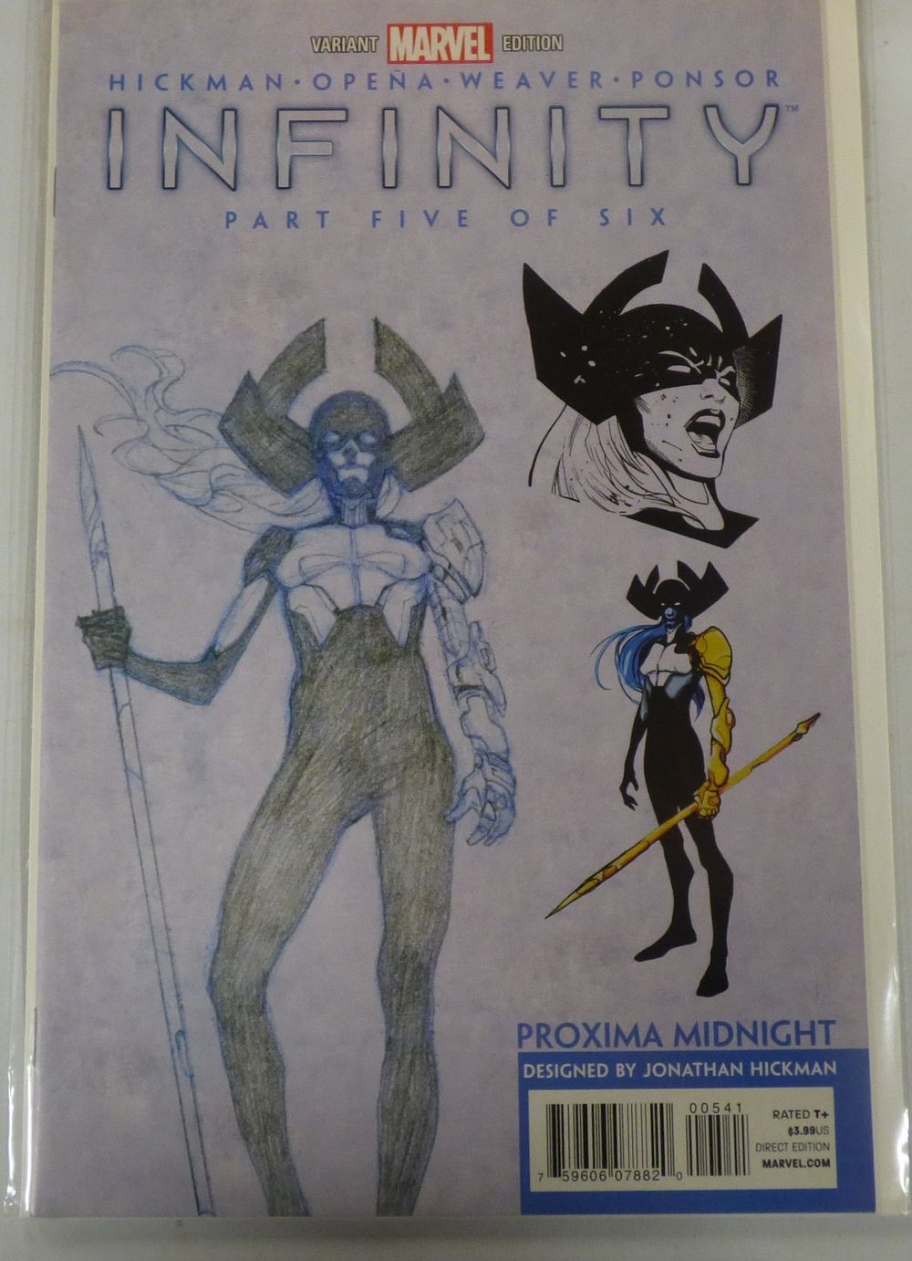 Lot 491: Marvel Infinity Part Five of Six Comic by Jonathan Hickman