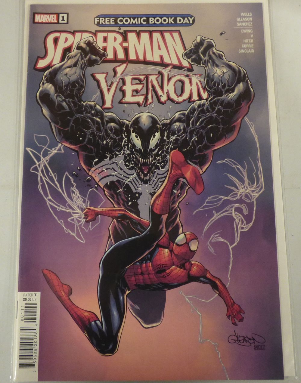 Lot 494: A Marvel Spider-Man Venom FCBD 2021 Comic Book