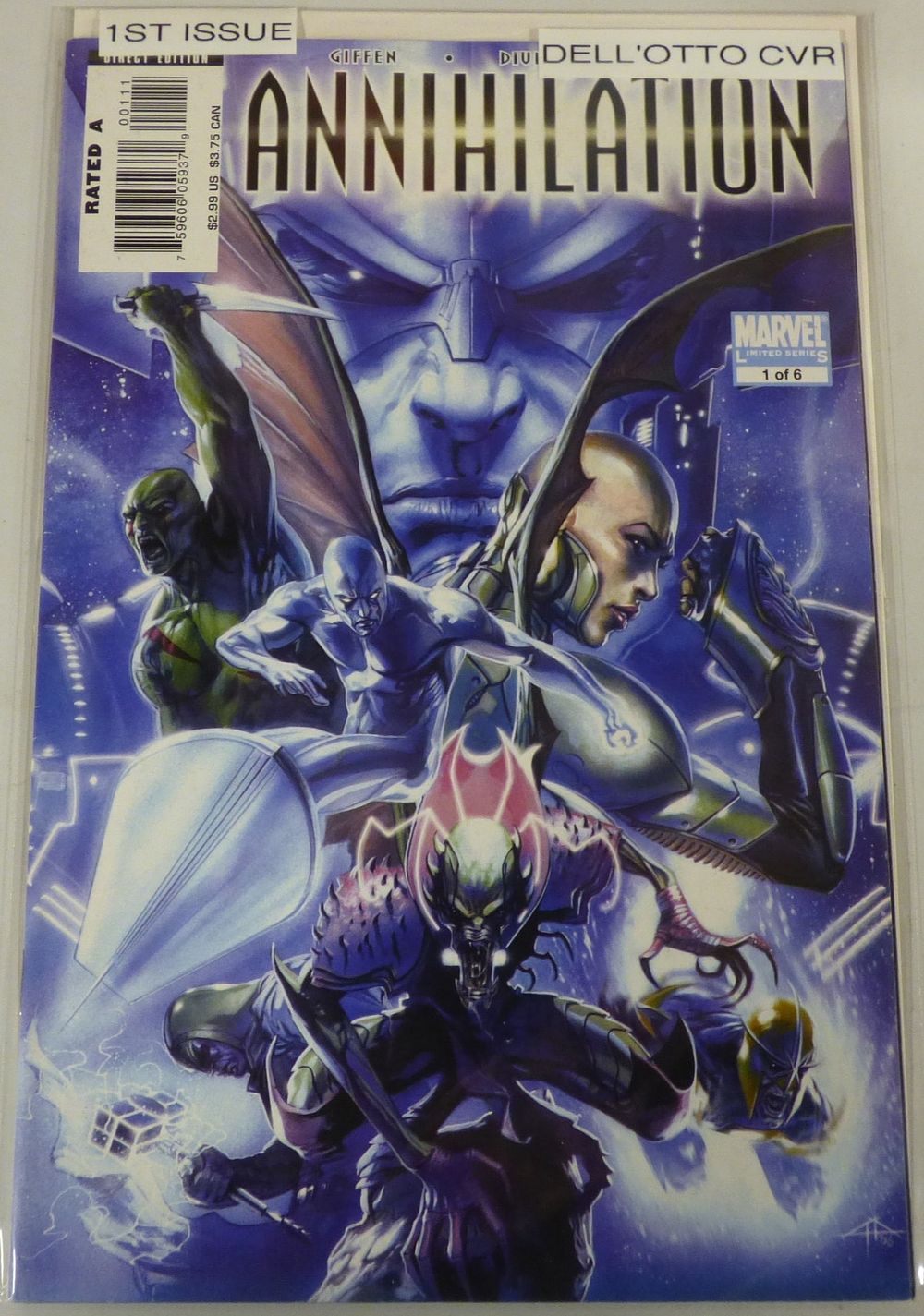 Lot 502: A Marvel Annihilation 1st Issue Comic Book