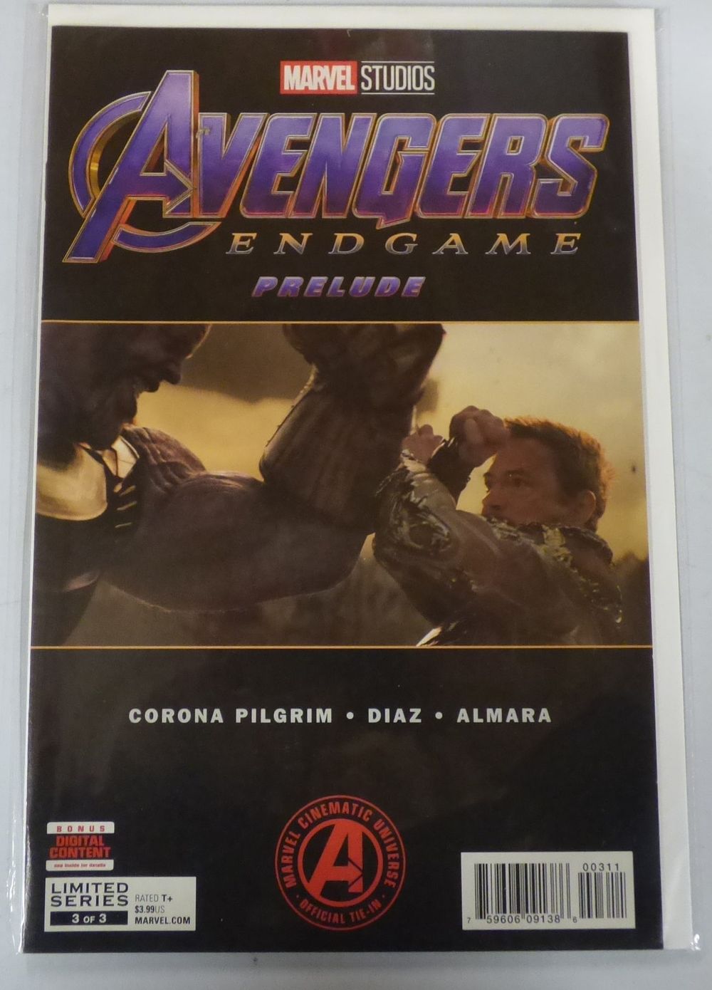 Lot 507: Marvel Studios Avengers Endgame Prelude Comic Book Issue 3