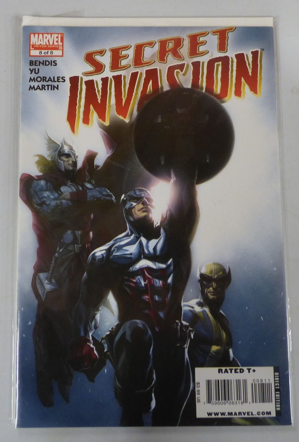 Lot 509: Marvel Secret Invasion Comic Book, Issue 8 of 8