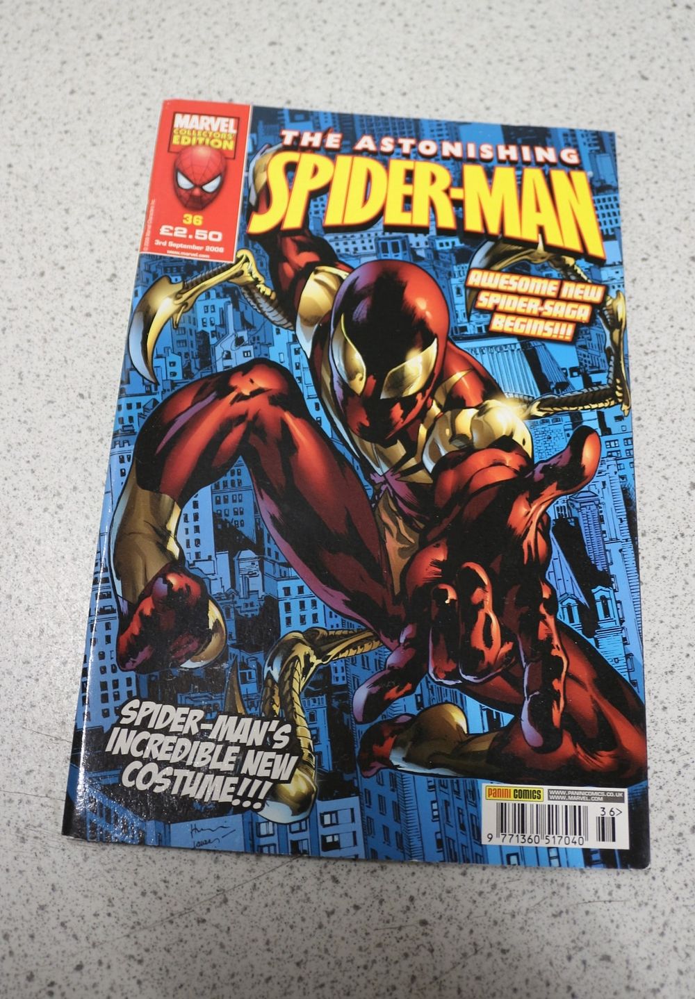 Lot 513: Marvel Collectors Edition: The Astonishing Spider-Man Comic Book, Issue 36