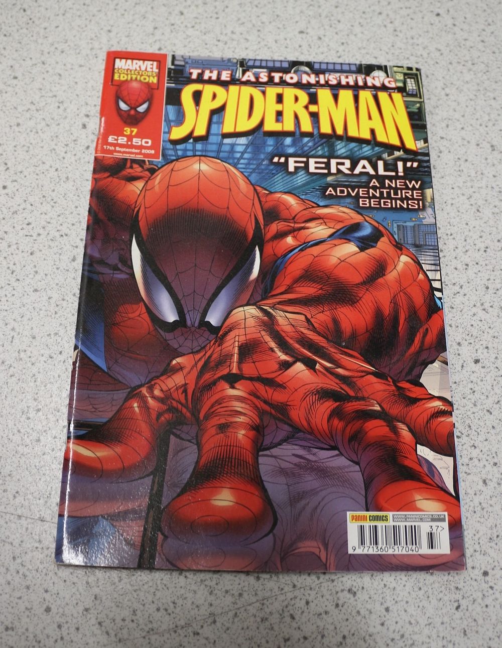 Lot 514: Marvel Collectors Edition: The Astonishing Spider-Man Comic Book, Issue 37