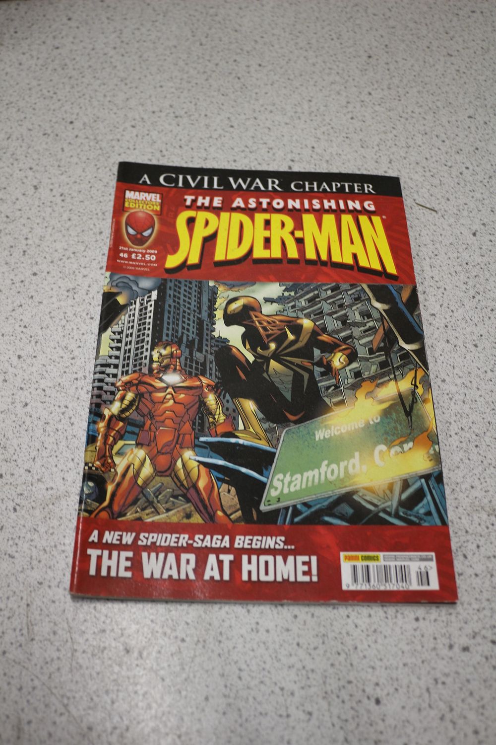 Lot 529: Marvel Panini Comics The Astonishing Spider-Man #46 Civil War