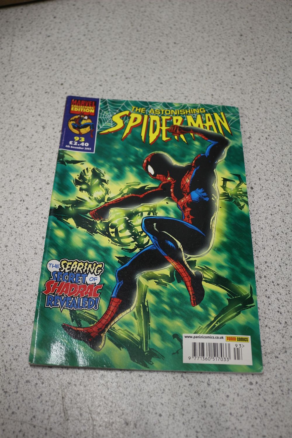 Lot 531: One Marvel Collectors Edition The Astonishing Spider-Man Comic