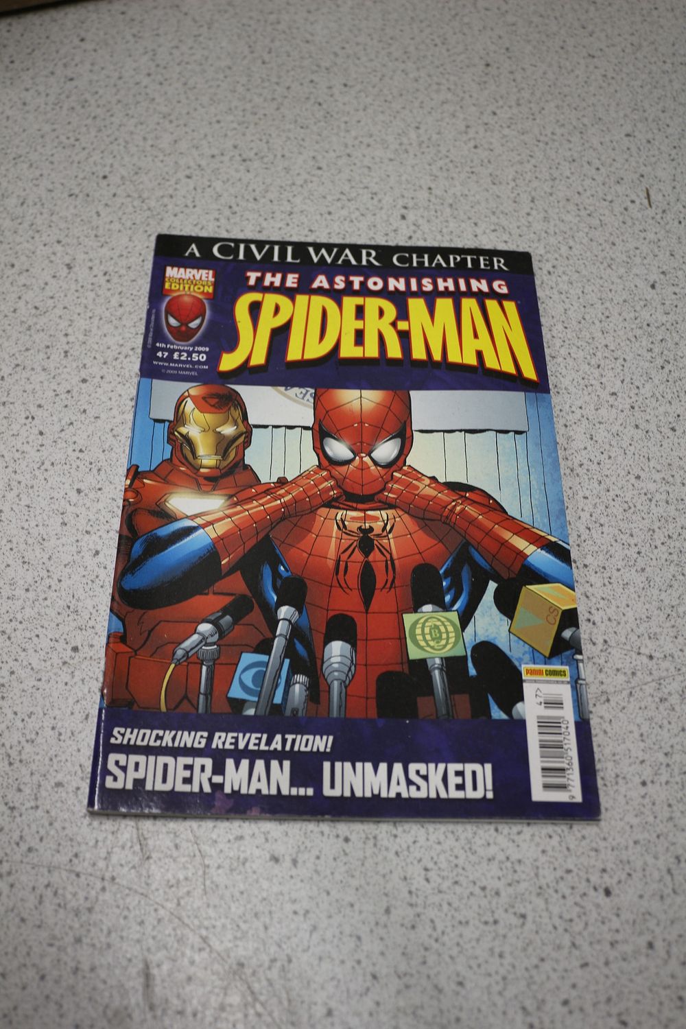 Lot 532: Marvel Collectors Edition The Astonishing Spider-Man Comic Book