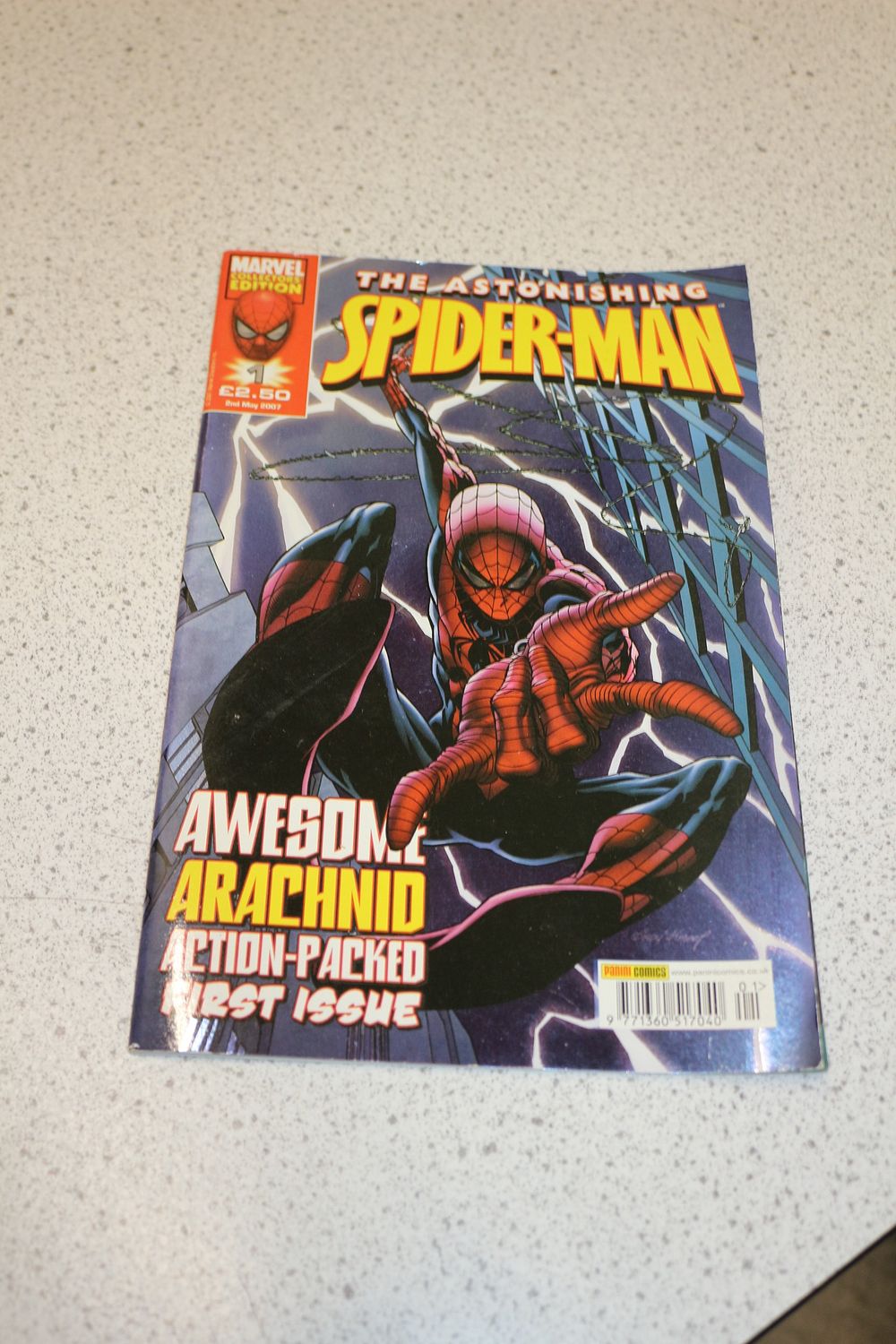 Lot 533: Panini Comics The Astonishing Spider-Man #1 First Issue 2007