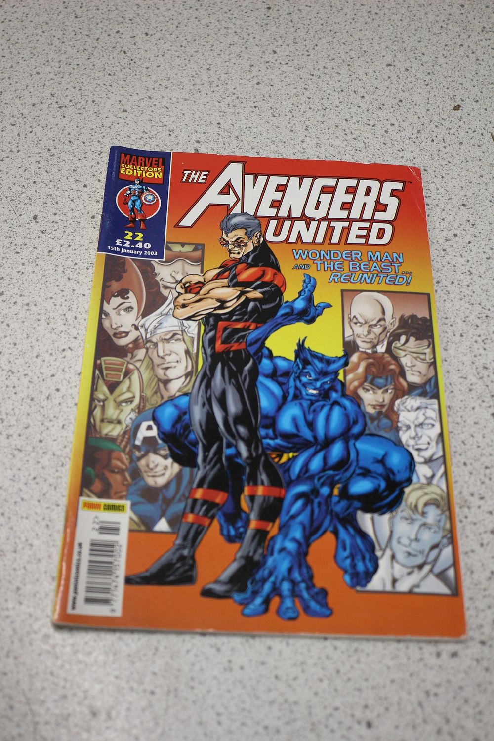 Lot 538: Marvel Collectors' Edition: The Avengers United, Wonder Man and The Beast
