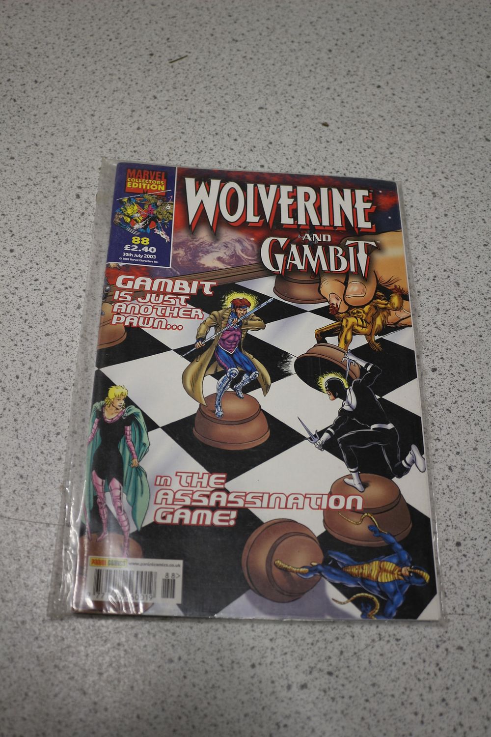 Lot 543: Marvel Collectors' Edition Wolverine and Gambit Comic Book #88
