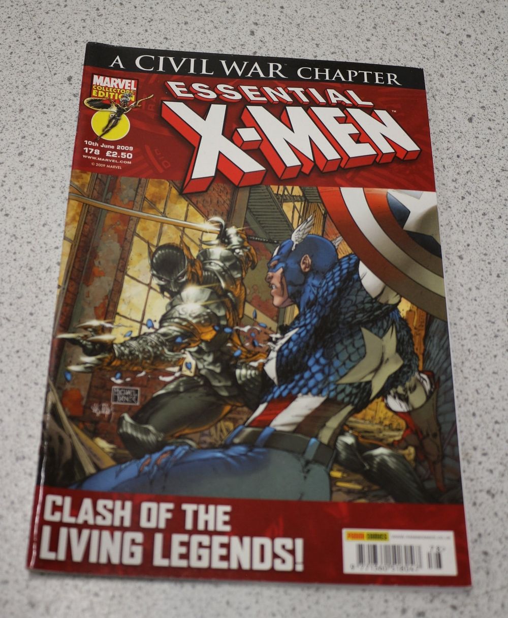 Lot 554: Marvel Essential X-Men Comic Book: A Civil War Chapter