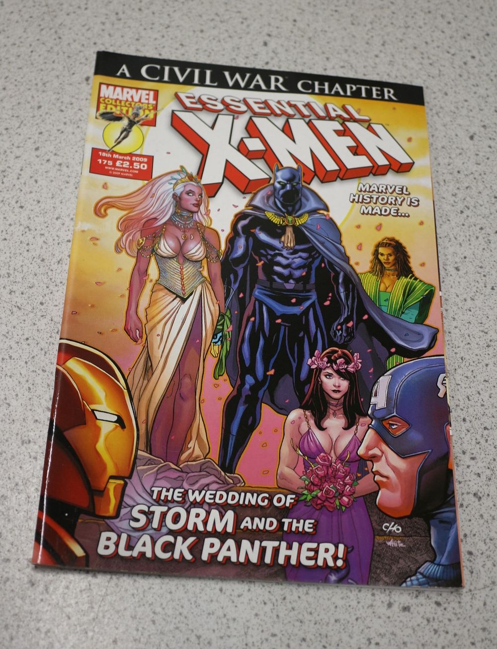 Lot 557: One Marvel Essential X-Men Comic Book, Civil War Chapter