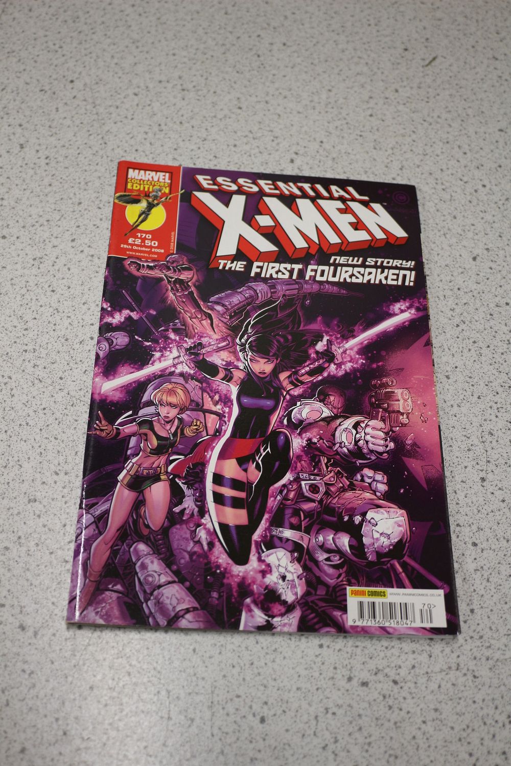 Lot 560: Essential X-Men: The First Foursaken Comic Book