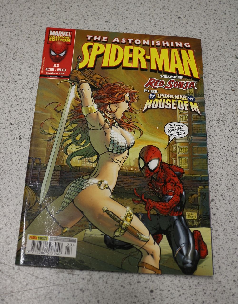Lot 563: Michael Turner's Astonishing Spider-Man Red Sonja Comic Book
