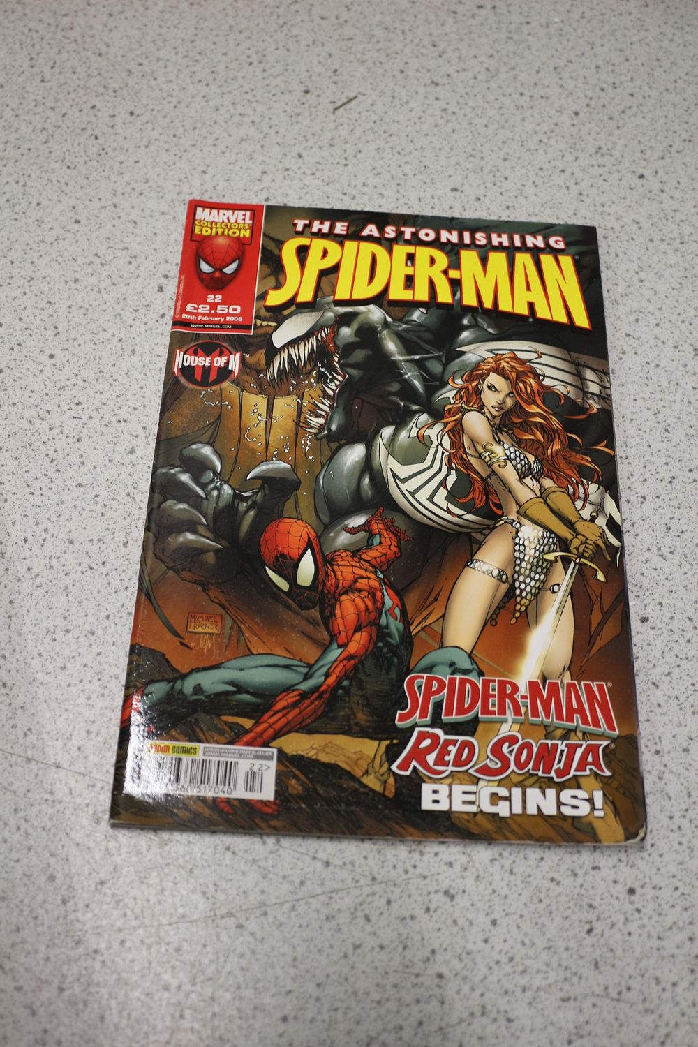 Lot 564: The Astonishing Spider-Man #22 Marvel Collector's Edition Comic