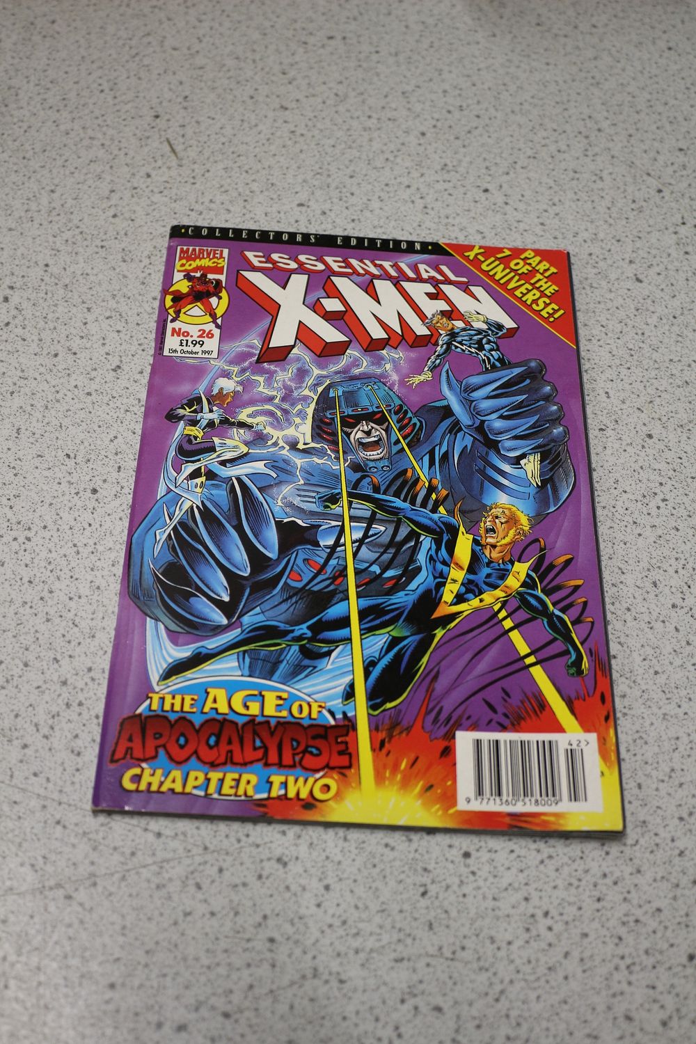 Lot 585: Marvel Comics Essential X-Men No. 26 Collector's Edition Comic Book