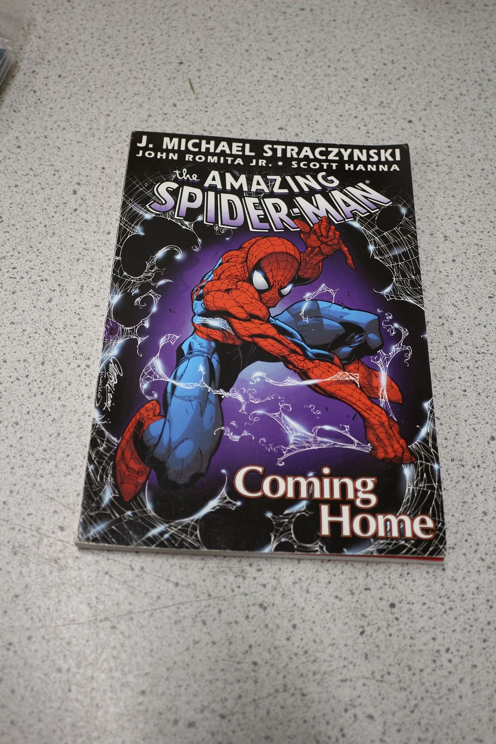 Lot 606: J. Michael Straczynski's Amazing Spider-Man: Coming Home