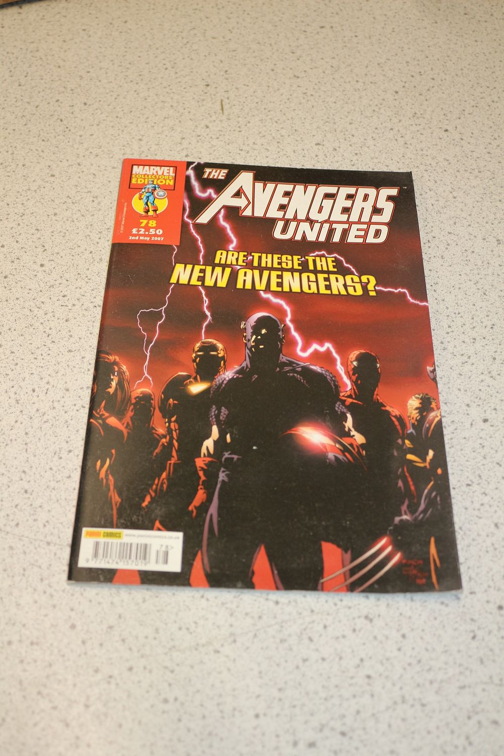 Lot 617: Marvel Collectors Edition: The Avengers United Comic Book, Issue 78