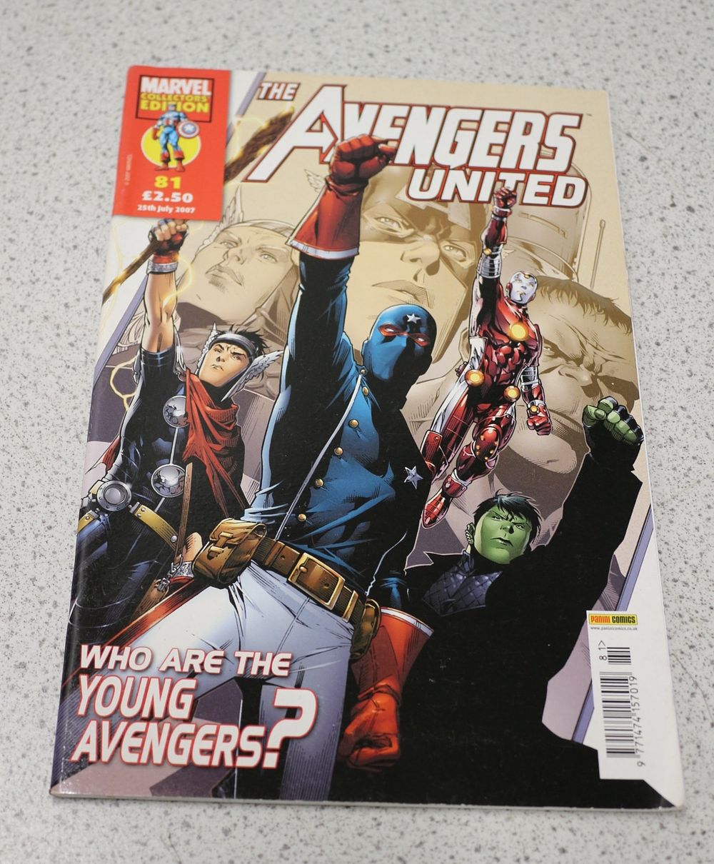 Lot 624: Marvel Collectors Edition: The Avengers United Comic Book, Issue 81