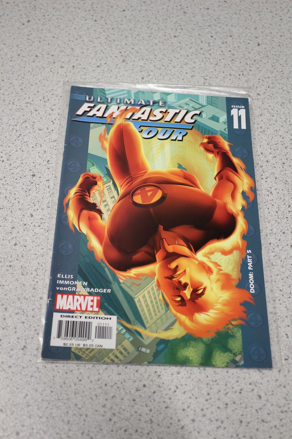 Lot 632: Ultimate Fantastic Four Issue 11 Marvel Comics Direct Edition
