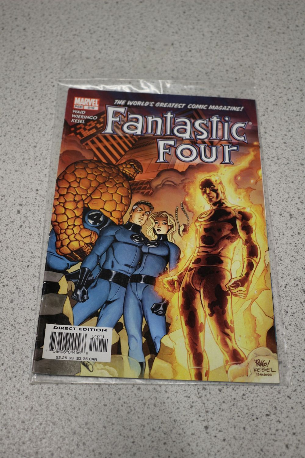 Lot 640: A Marvel Fantastic Four #510 Comic Book