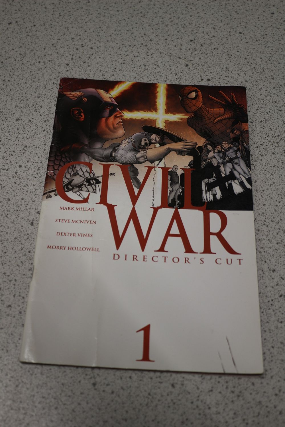 Lot 644: Marvel Civil War Director's Cut Volume 1 Graphic Novel