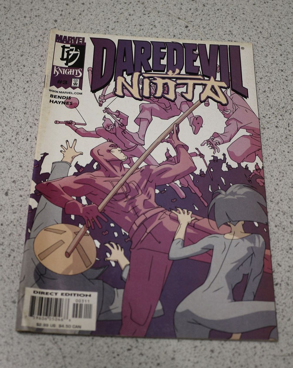 Lot 647: Marvel Knights Daredevil Ninja #3 by Bendis & Haynes