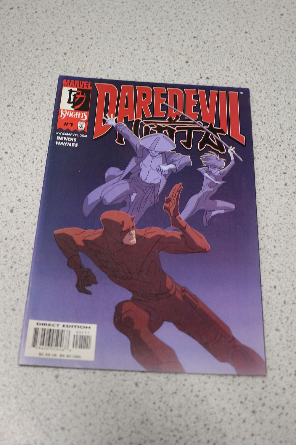 Lot 650: Marvel Knights Daredevil Ninja #1 Comic Book