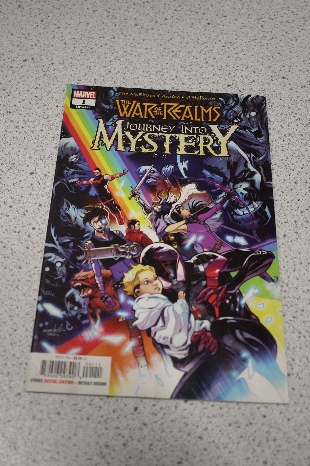 Lot 653: Marvel The War of the Realms Journey into Mystery Comic Book #1