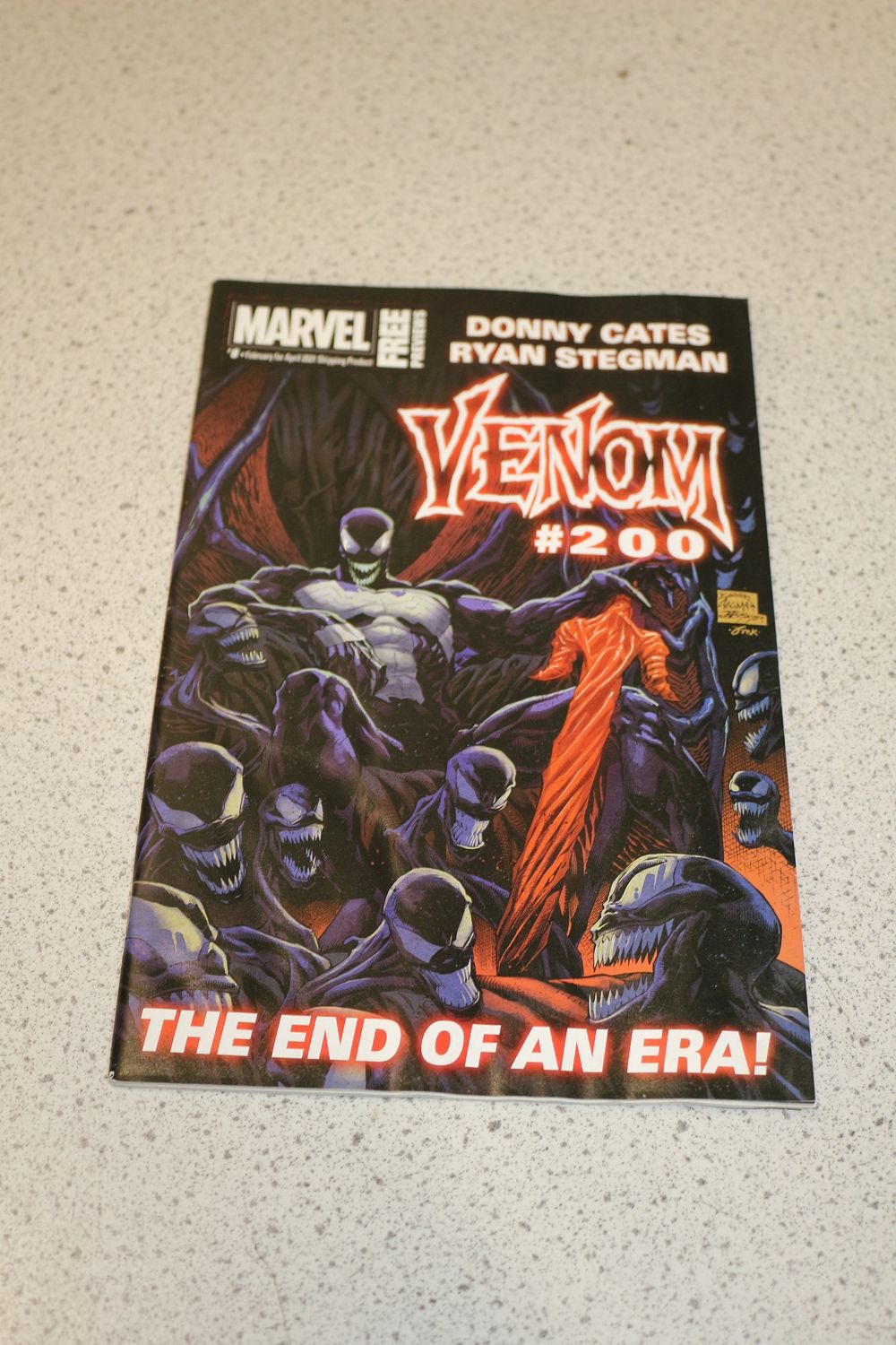 Lot 655: Marvel Venom #200 Comic Book by Cates and Stegman