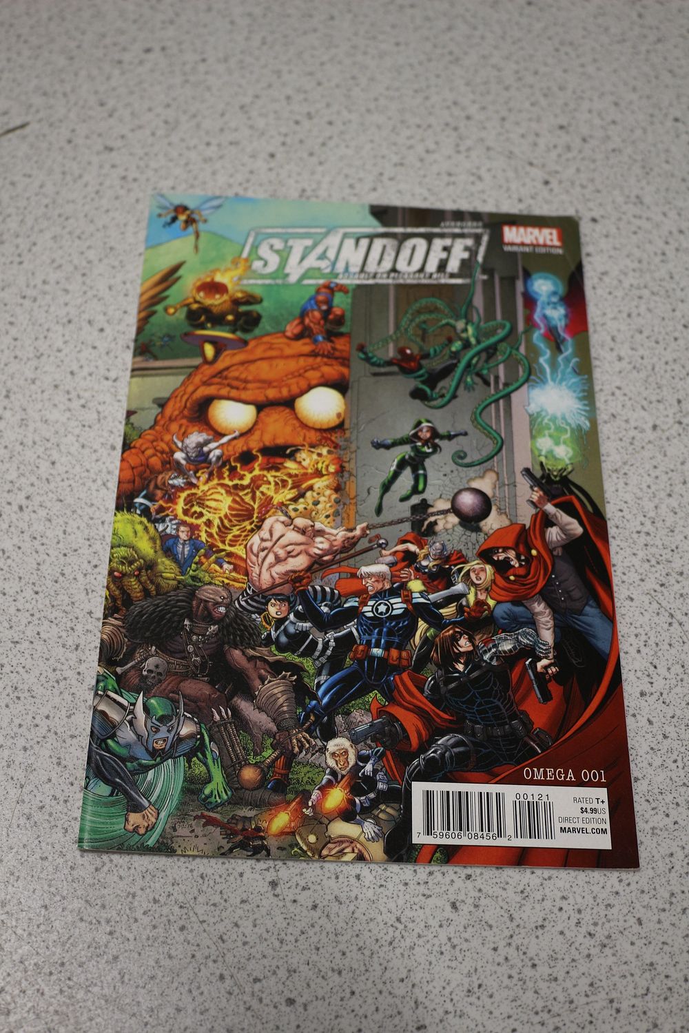 Lot 660: One Marvel STANDOFF Variant Edition Omega 001 Comic Book
