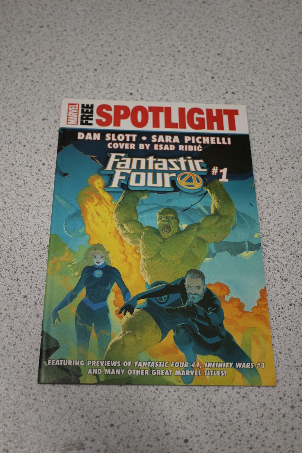 Lot 661: One Marvel 'FREE SPOTLIGHT Fantastic Four #1' Comic Book